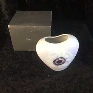 Rosenthal Classic Porcelain Vase Dual- Sided Floral Pattern - Collectors Find!